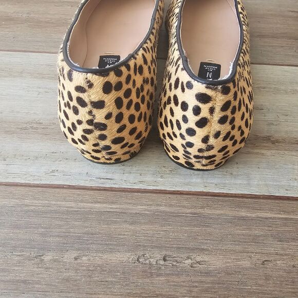Steven by Steve Madden Cow Hair Leopard Print Flats Slip-On Ballet US 6 - Picture 2 of 8